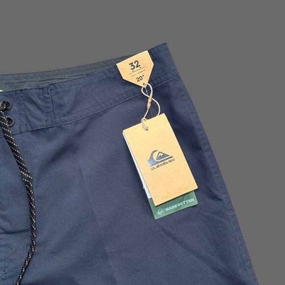 Quiksilver Everyday Solid 20" Board Shorts Navy Size 32 NWT - Picture 3 of 8